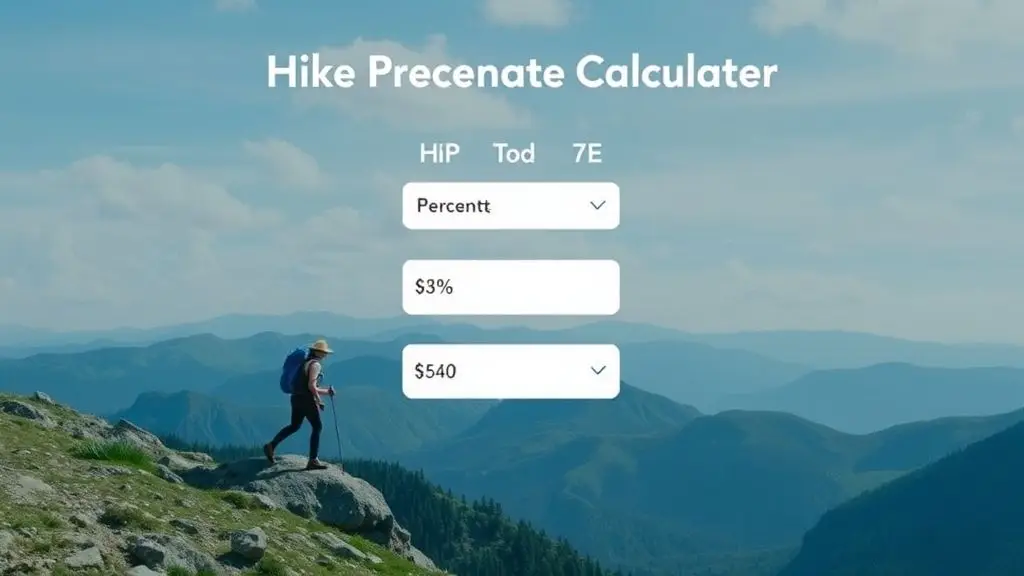 Hike Percentage Calculator