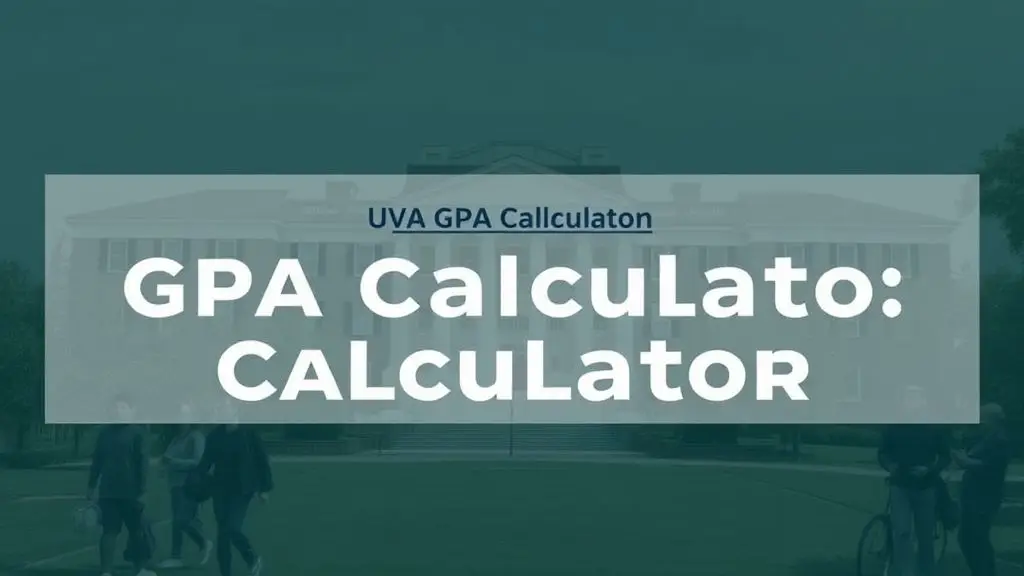 UVA GPA Calculator